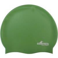 Swimtech Silicone Swim Cap Green