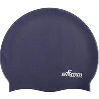 Swimtech Silicone Swim Cap - Navy, One Size, STA200N