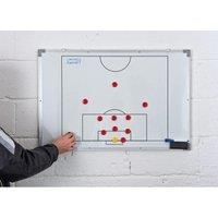 Precision PT Double-sided Soccer Tactics Board 60x90cm Black, One Size, K-REY-TR808