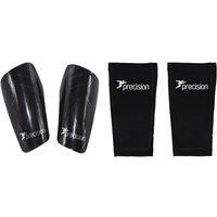 Precision Unisex/'s Pro Matrix Shinguards, Black/Chrome, Large