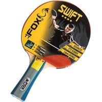 Fox TT Swift 4 Star Table Tennis Bat - Red, one size
