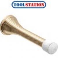 Spring Door Stop Silver