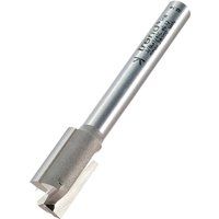 Trend Professional 1/4in shank straight router cutter - 12mm diameter for hinge jigs