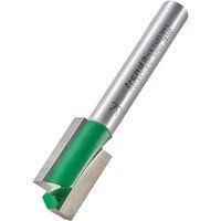 Trend Craft Pro 1/4" Shank Straight Router Cutter Bit-Ref:C019X1/4TC Diameter 12mm Cutting Length 19.1mm Tungsten Carbide Tipped Dia X