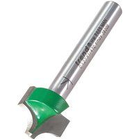 Trend CraftPro Ovolo Rounded Over Router Cutter Bit, 1/4 Inch Shank, 6.3mm Radius and 15.9mm Cut Length, Tungsten Carbide Tipped, C127X1/4TC