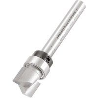 Trend 46/91X1/4TC Professional Bearing Guided Trimming Router Cutter Bit, Tungsten Carbide Tipped, 1/4 Shank x 12.7mm Diameter x 9.5mm Cutting Length