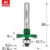 Trend C145AX8MMTC Slotting 6.0mm cut x 31.8mm diameter Router Bit
