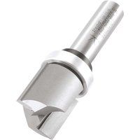 Trend 46/100X1/2TC Bit-46/100X1/2TC X Professional 1/2" Shank Bearing Guided Trimming Router Cutter Bit Diameter Cutting Length 25mm Tungsten Carbide Tipped