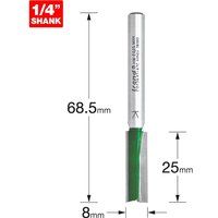 Trend 1/4 Shank CraftPro TCT 2 Flute Straight Router Cutter Bit - FULL RANGE
