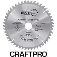 Trend CSB/CC19060 Craft Mitre Saw Blade Crosscut 190mm x 60 teeth x 30mm