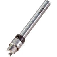 Trend 46/900X1/4TC Bit-46/900X1/4TC X Professional 1/4" Shank Bearing Guided Trimming Router Cutter Bit Diameter 9.5mm Cutting Length 6.35mm Tungsten Carbide Tipped