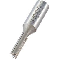 Trend Professional Straight Two Flute Router Cutter Bit, 1/2 Inch Shank, 7mm Cut Diameter, Tungsten Carbide Tipped, 3/31X1/2TC