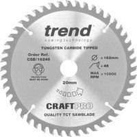 Trend CraftPro TCT Wood Saw Blade - Circular, Table & Mitre Saw -  FULL RANGE