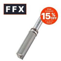 Trend Professional 1/2" Shank Bearing Guided Trimming Router Cutter Bit - 46/090X1/2TC X Diameter 19.1mm; Cutting length 63mm Tungsten Carbide Tipped
