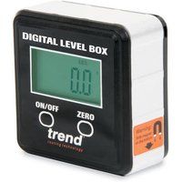 TREND MAGNETIC DIGITAL LEVEL BOX ANGLE FINDER + CASE FOR MITRE/TABLE SAWS DLB
