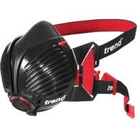 Trend SM Stealth Dust Mask P3 Reusable Respirator, APF20 X WEL. Includes Replaceable Filters, Black/Red or Black / Green , Small/Medium ( Assorted Color )
