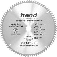Trend CSB/CC30578T Craft saw blade crosscut 305mm x 78 teeth x 30mm