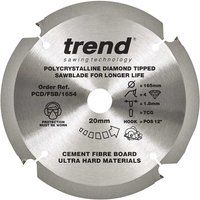 Trend PCD/FSB/1654 PCD Laminate Saw Blade 165mm 20mm Bore DWS520 SP6000 GKT55GC