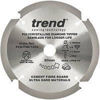 Trend Multi-Material Saw Blade 165 x 20mm 4T (213GY)
