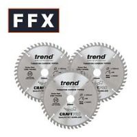 Trend 160mm 48 Tooth Craft Saw Blade Triple Pack
