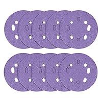 Trend AB/150/120A Aluminium Oxide Random Orbital Sanding Discs, Pack of 10, 150mm, 120 grit