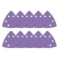 Trend AB/OSC/240A Aluminium Oxide Delta Sanding Sheets, Pack of 10, 93mm, 240 grit