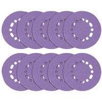 Trend AB/150/40Z Random Orbit Sanding Discs Punched 150mm 40 Grit 10 Pack (587PV)