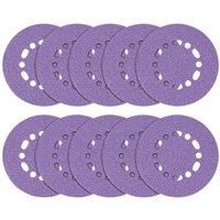 Trend AB/150/60Z Random Orbit Sanding Discs Punched 150mm 60 Grit 10 Pack (844PV)