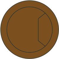 Trend Desk Work Top Cable Tidy Inserts Brown 60mm