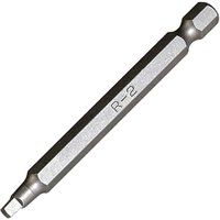TREND 75MM X NO2 SQUARE POCKET HOLE JIG SCREWDRIVER BIT 1/4" HEX SNAP/SQ/2A