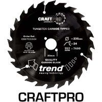 Trend CSB/TC25060 Craft Saw Blade 250mm x 3mm x 60T x 30mm