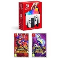 Nintendo Switch Oled Console With Pokemon Scarlet & Pokemon Violet