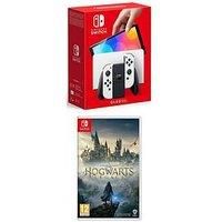 Nintendo Switch Oled Nintendo Switch Hw (Oled Model) White &Hogwarts Legacy