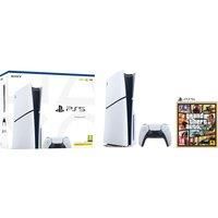 PlayStation 5 (Model Group - Slim) 1 TB with Grand Theft Auto V - White, White