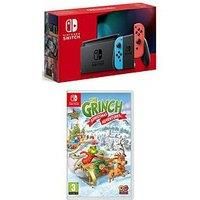 Nintendo Switch Console + The Grinch: Christmas Adventures
