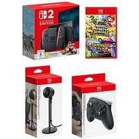 Nintendo Switch 2 Switch 2 + Mario Kart World + Mario Party Jamboree + Pro Controller + Camera