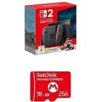 Nintendo Switch 2 Switch 2 + Mario Kart World + 256Gb Sandisk Microsd Express Card