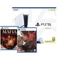 Playstation 5 Disc Console With Mafia: The Old Country & Death Stranding 2: On The Beach
