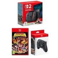 Nintendo Switch 2 + Mario Kart World Bundle + Donkey Kong Bananza + Switch 2 Pro Controller
