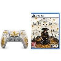 Playstation 5 Dualsense Wireless Controller &Ndash; Ghost Of Yotei Gold Limited Edition & Ghost Of Yotei