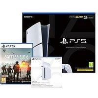 Playstation 5 Digital Edition &Ndash; 825Gb With Battlefield 6 & Disc Drive