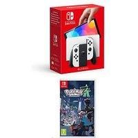 Nintendo Switch Oled White Console & Pokemon Legends Z-A