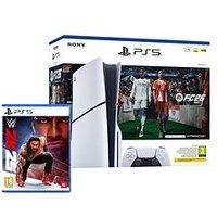 Playstation 5 Disc Console 1Tb - Ea Sports Fc 26 Bundle & Wwe 2K25