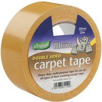 Ultratape Double Sided Carpet Tape 50mm x 25m Adhesive Sticky Multipurpose Tape