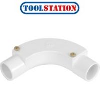 25mm PVC Inspection Bend White