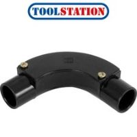 20mm PVC Inspection Bend Black