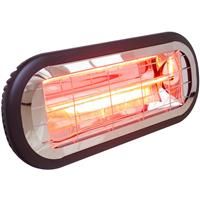 Airmaster Mini Infrared Heater 2000W in Black Aluminium
