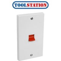 Axiom 45A DP Cooker Switch 2 Gang Upright