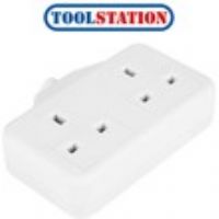 Extension Sockets 2 Gang White