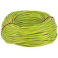 PVC Earth Sleeving 100m 6mm Green / Yellow